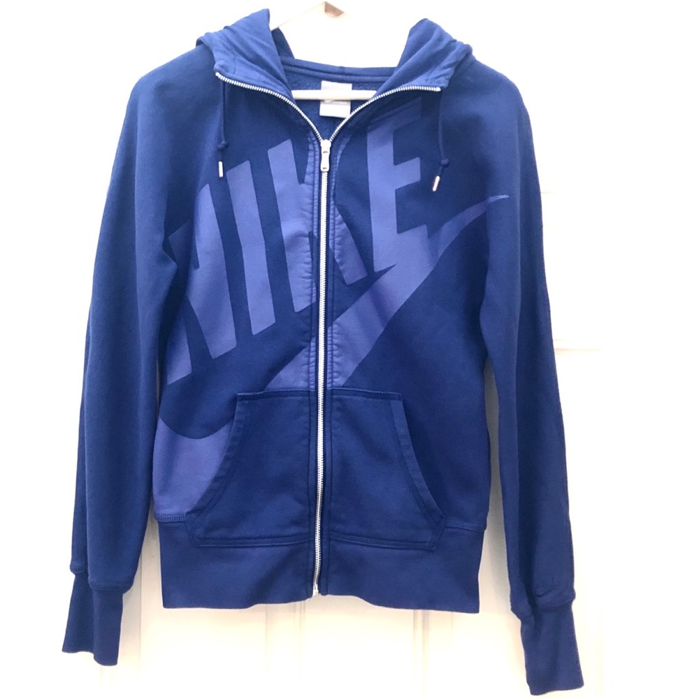 Nike Royal Blue Full-Zip Hoodie